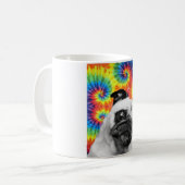 Tasse de colorant de cravate de carlin (Devant gauche)