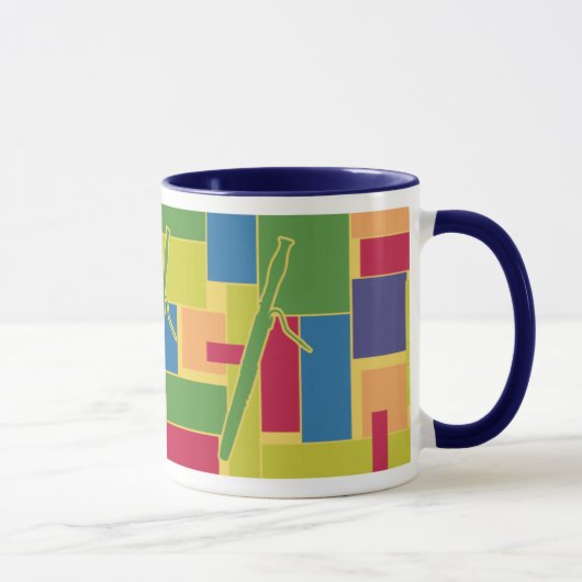 Tasse de Colorblocks - basson (Droite)