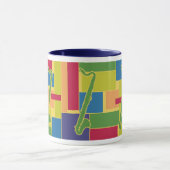 Tasse de Colorblocks - clarinette basse (Centre)