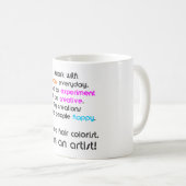 Tasse de coloriste de cheveux (Devant droit)