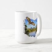 Tasse de Columbus Ohio de rivière d'Eagles Scioto (Devant droit)