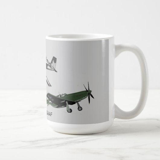 Tasse de combattant des USA du mustang P51 (Droite)