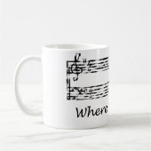 Tasse de composition musicale (Gauche)
