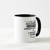 Tasse de comptable drôle cadeau de comptabilité CP (Devant droit)