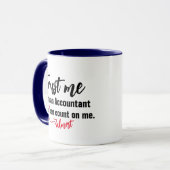 Tasse de comptable presque - Mème personnalisé (Devant gauche)