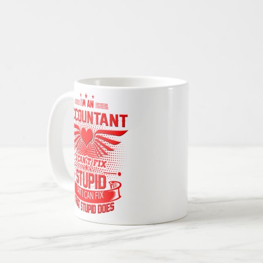 Tasse de comptable, tasse de comptabilité de (Devant gauche)