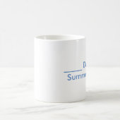 Tasse de compte à rebours de coupure d'été (Centre)