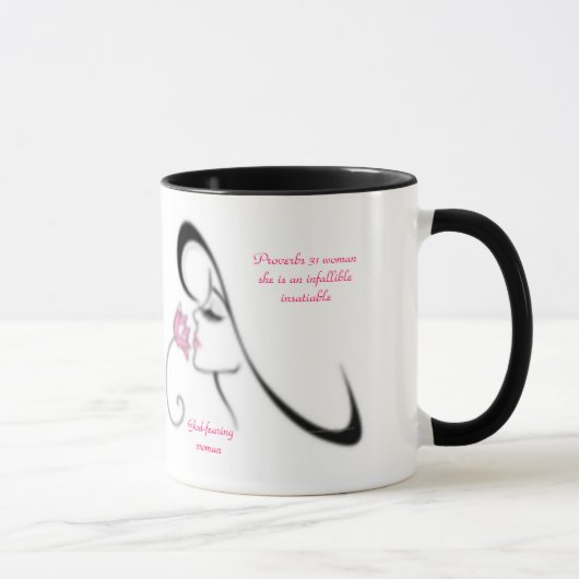 Tasse de concepteur de femme des proverbes 31 (Droite)