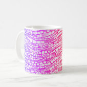 Tasse de conception d'art de couleur de formes de (Devant gauche)