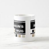 Tasse de conception de carré de coutume (Centre)