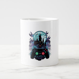 Tasse de conception de joueur d'horreur de château