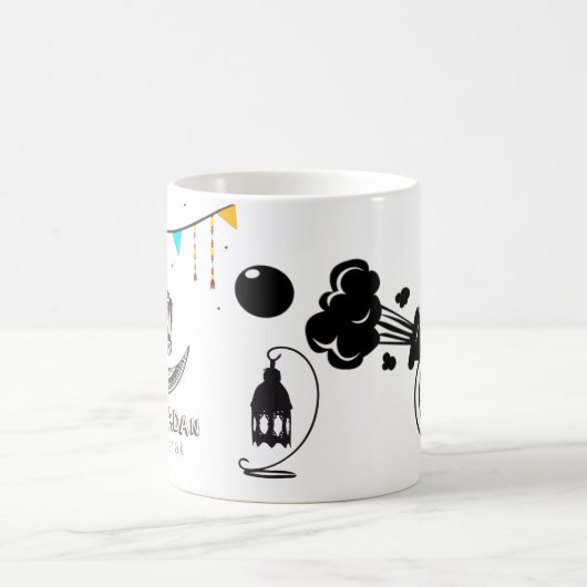 Tasse de conception de Ramadam Mubarak (Centre)
