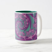 Tasse de conception de remous de rose (Devant droit)