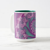 Tasse de conception de remous de rose (Devant gauche)