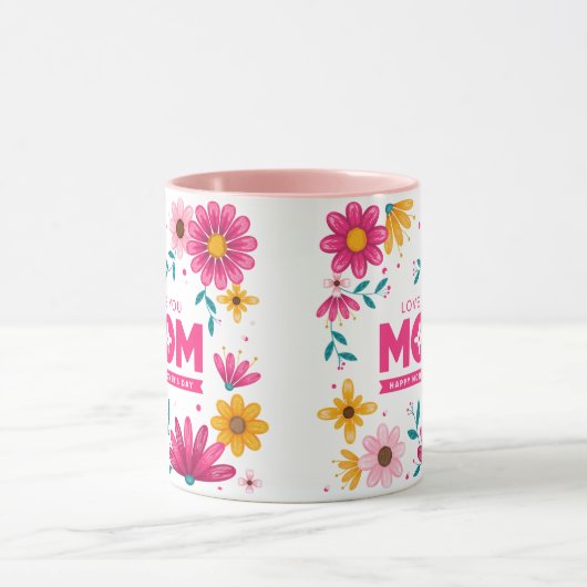 tasse de conception de texte modifiable (Centre)