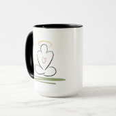 Tasse de conception Zen-Inspirée par homme de (Devant gauche)