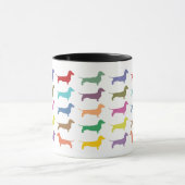 Tasse de confettis de teckel (Centre)