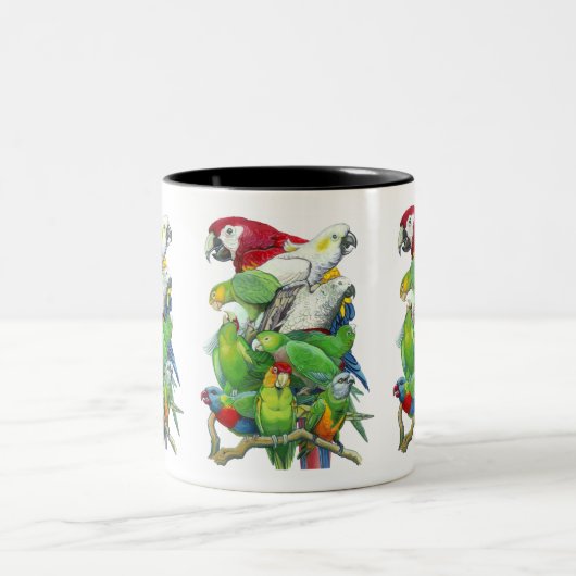 Tasse de confiture de perroquet (Centre)