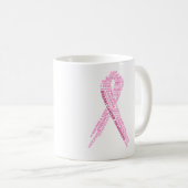 Tasse de conscience de cancer du sein (Devant droit)