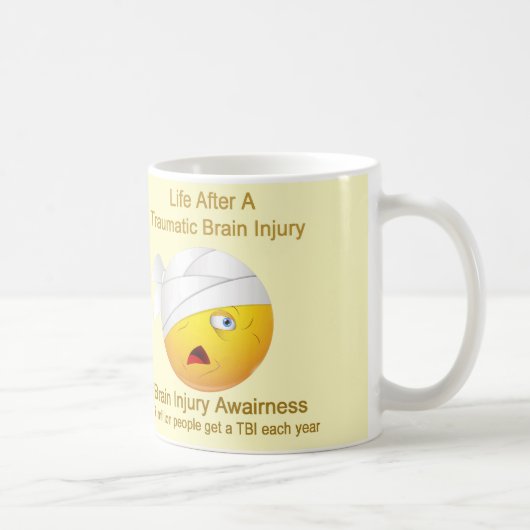 Tasse de conscience de lésion cérébrale (Droite)