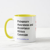 Tasse de conscience de Polyamory (Gauche)