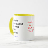 Tasse de conscience de Polyamory (Devant gauche)