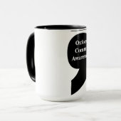 Tasse de conscience de virgule d'Oxford (Devant gauche)