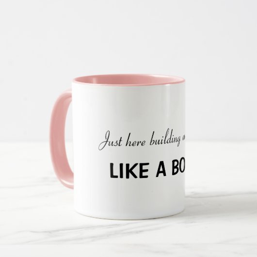 Tasse de constructeur d'affaires (Devant gauche)