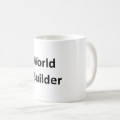 Tasse "de constructeur du monde" pour un auteur (Devant droit)