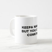 Tasse de conversation amusante (Devant gauche)