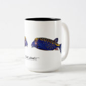 Tasse de coquine tachetée, meléagris d'ostracion (Devant droit)