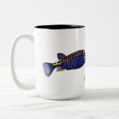 Tasse de coquine tachetée, meléagris d'ostracion (Gauche)