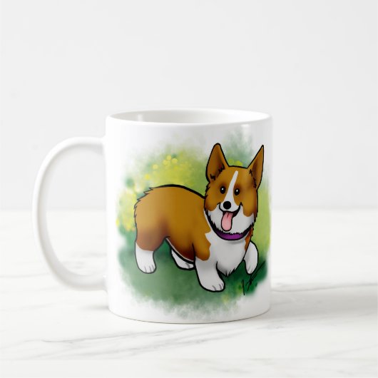 Tasse de corgi (Gauche)