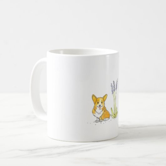 Tasse de corgi (Devant gauche)