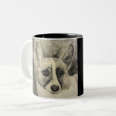 Tasse de corgi d'amour de chiot (Devant gauche)