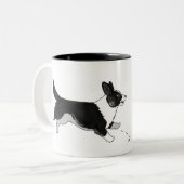 Tasse de corgi de Canicula (Devant gauche)