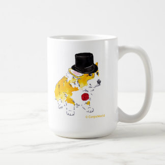 Tasse de corgi de casquette supérieur
