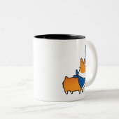 Tasse de corgi de Hannukah (Devant droit)