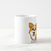 Tasse de corgi de "heureuse Sainte-Valentin" (Centre)