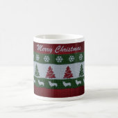 Tasse de corgi de Joyeux Noël (Centre)