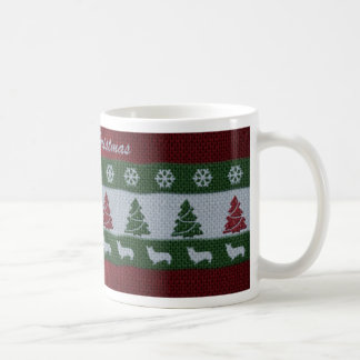 Tasse de corgi de Joyeux Noël
