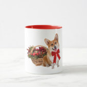 Tasse "de corgi de Noël" (Centre)