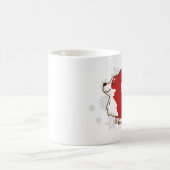Tasse de corgi de vacances d'hiver (Centre)