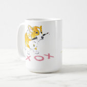 Tasse de corgi de XOX (Devant gauche)
