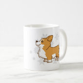 Tasse de corgi d'hiver (Devant droit)
