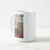 Tasse de Corgi Malicieux (Devant gauche)