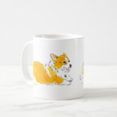 Tasse de Corgis de vol (Devant gauche)