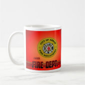 Tasse de corps de sapeurs-pompiers d'Akron Ohio (Gauche)