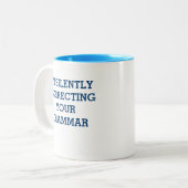 Tasse de correction de grammaire (Devant gauche)