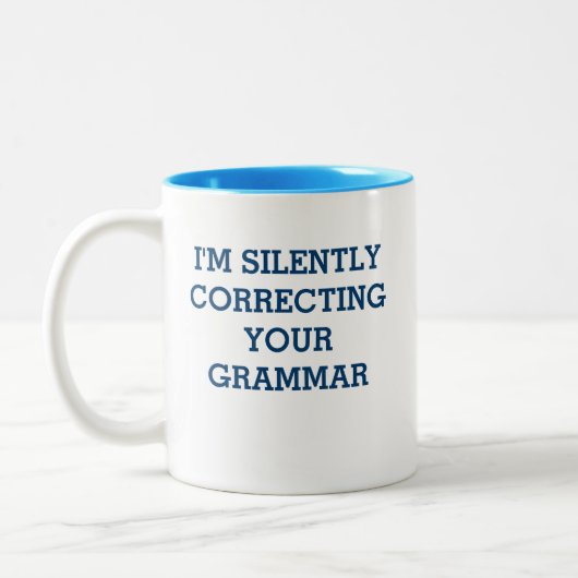Tasse de correction de grammaire (Gauche)